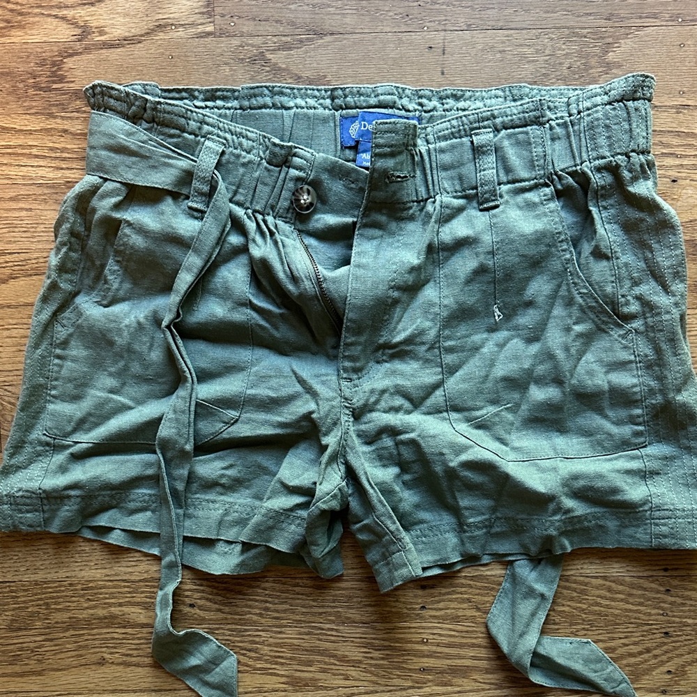 Democracy Olive Green Shorts